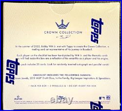 2022 Topps X Bobby Witt Jr. Crown Collection Baseball Sealed Box KC Royals