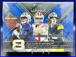 2022 Wild Card Football Auto Mania Hobby Box Sealed 8 AUTOGRAPHS