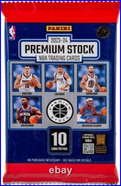 2023-24 Panini Hoops Premium Stock Basketball NBA Premium Box Unopened Sealed