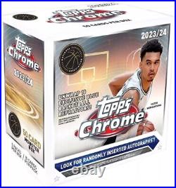 2023-24 Topps Chrome Basketball Mega Monster Box Factory Sealed PREORDER