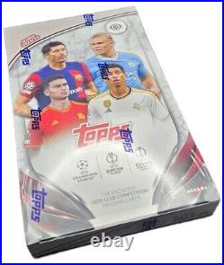2023-24 Topps UEFA Club Competition Soccer Factory Sealed Hobby Box 24 Packs