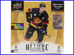 2023-24 Upper Deck Allure SEALED HOBBY BOX Chase Connor Bedard