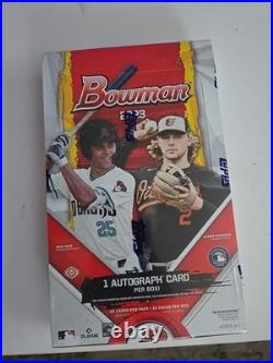 2023 Bowman Baseball HOBBY BOX 1 Autograph Factory Sealed