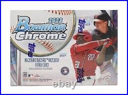2023 Bowman Chrome Hobby HTA Choice Baseball Factory Sealed Box 3 Autographs