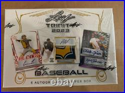 2023 Leaf Trinity Baseball Factory Sealed Hobby Box