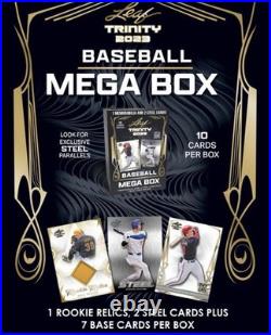 2023 Leaf Trinity Baseball Mega Box FACTORY SEALED CASE OF 20 BOXES