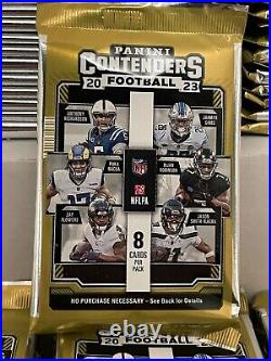 2023 Panini Contenders Retail/Mega Box 84 Pack Lot-72 Retail/ 12 MB-Sealed