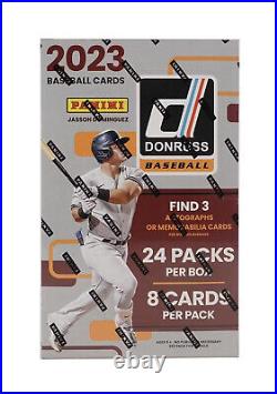 2023 Panini Donruss Baseball Factory Sealed Hobby Box