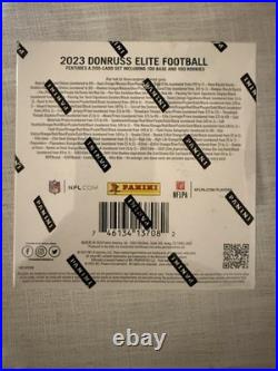 2023 Panini Donruss Elite NFL CARDS Factory Sealed Hobby Box 2 auto
