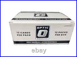 2023 Panini Donruss Optic NFL Cello Fat Pack Box 12 Factory Sealed Packs