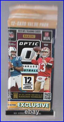 2023 Panini Donruss Optic NFL Cello Fat Pack Box 12 Factory Sealed Packs