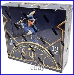 2023 Panini Select Baseball Factory Sealed Hobby Box 12 Packs 4 Hits 2 AUTOS