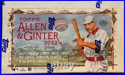 2023 Topps Allen & Ginter Baseball Factory Sealed Hobby Box Wembanyama, Ohtani