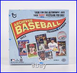 2023 Topps Archives Baseball SEALED HOBBY COLLECTOR'S BOX/TIN 1 Auto