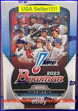 2023 Topps BOWMAN NPB Baseball Factory Sealed Hobby Box Yamamoto USA SELLER