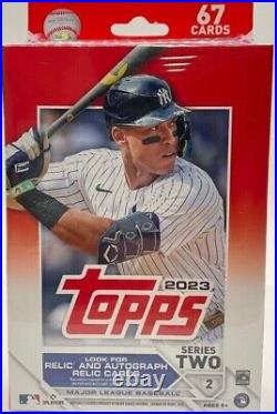 2023 Topps Baseball Series 2 Factory Sealed 67 Cards (8 Hanger Boxes Lot) NEW