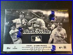 2023 Topps Black & White Sealed Baseball Box Online Exclusive