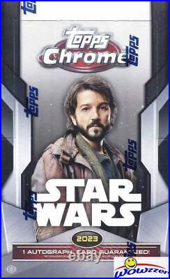 2023 Topps CHROME Star Wars MASSIVE Factory Sealed HOBBY Box-AUTOGRAPH! HOT