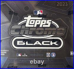 2023 Topps Chrome Black Baseball Hobby Box Factory Sealed 1 Encased Auto