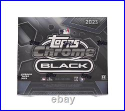 2023 Topps Chrome Black Baseball SEALED HOBBY BOX 1 Auto