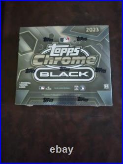 2023 Topps Chrome Black Sealed Box