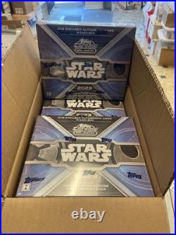 2023 Topps Chrome Black Star Wars Factory Sealed Hobby Box Fresh From Case! READ