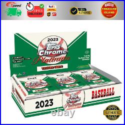 2023 Topps Chrome Platinum'54 Baseball FACTORY SEALED Hobby Box