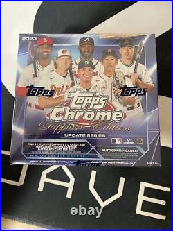2023 Topps Chrome Update Baseball Sapphire Box, New Factory Sealed, In Hand