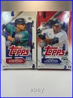 2023 Topps Series 1 and Series 2 Factory Sealed Hobby Boxes