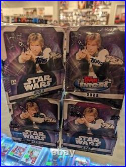 2023 Topps Star Wars Finest 2 Box Master Hobby Box Factory Sealed In Hand