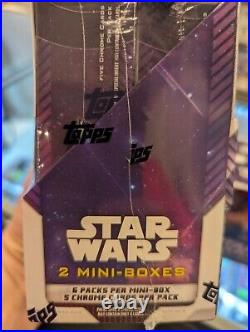 2023 Topps Star Wars Finest 2 Box Master Hobby Box Factory Sealed In Hand