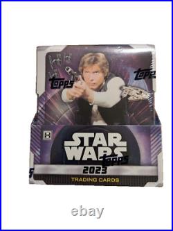 2023 Topps Star Wars Hobby Box Sealed Factory New Rare Collectible Cards