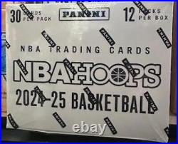 2024-25 Hoops NBA Basketball Cello Box FACTORY SEALED 360 total cards