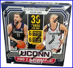 2024/25 Panini College Basketball UCONN Factory Sealed Hobby Box