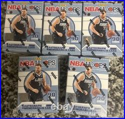 2024-25 Panini NBA Hoops (5) FIVE Winter Blue Blaster Boxes NEW FACTORY SEALED