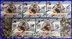 2024-25 Panini NBA Hoops (5) FIVE Winter Blue Blaster Boxes NEW FACTORY SEALED