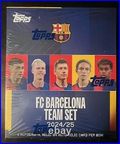 2024-25 Topps FC Barcelona Team Set Box Factory Sealed Football Cards New QTY