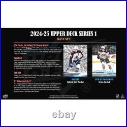 2024/25 Upper Deck Series 1 Hockey Hobby BRAND NEW SEALED Box Presale