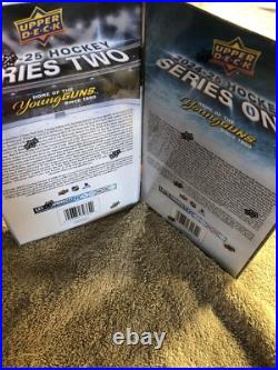 2024-25 Upper Deck Series 1 & Series 2 Hockey Factory Sealed Hobby Boxes 2024-25 Upper Deck Series 1 & Series 2 Hockey Factory Sealed Hobby Boxes