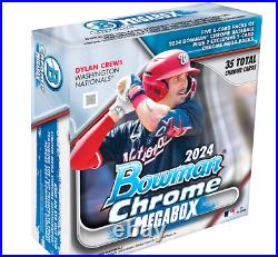 2024 BOWMAN CHROME MEGA BOX BASEBALL BRAND NEW FACTORY SEALED (35 Total Cards) 2024 BOWMAN CHROME MEGA BOX BASEBALL BRAND NEW FACTORY SEALED (35 Total Cards)