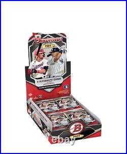 2024 Bowman Baseball Factory Sealed Hobby Jumbo Box- 3 Autos/box