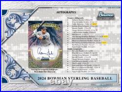 2024 Bowman Sterling Baseball Factory Sealed Mini Hobby Box (LAST ONE/low price) 2024 Bowman Sterling Baseball Factory Sealed Mini Hobby Box (LAST ONE/low price)