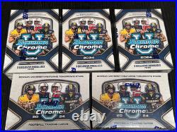 2024 Bowman University Chrome Football Factory Sealed Value Box (5 PACK)