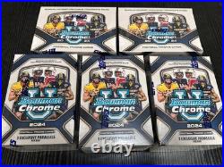 2024 Bowman University Chrome Football Factory Sealed Value Box (5 PACK)