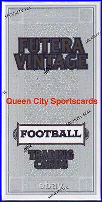 2024 Futera Vintage Football Soccer Factory Sealed Hobby Box