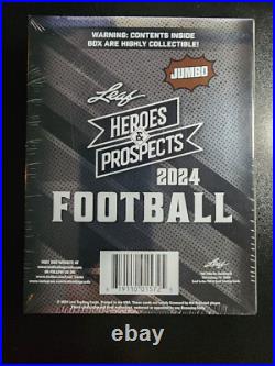 2024 Leaf Heroes & Prospects Football Factory Sealed 12 Auto Per Hobby Jumbo Box 2024 Leaf Heroes & Prospects Football Factory Sealed 12 Auto Per Hobby Jumbo Box