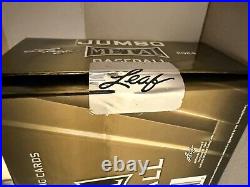 2024 Leaf Metal Baseball Sealed Jumbo Hobby Box-14 Cards with 10 Autos Per Box