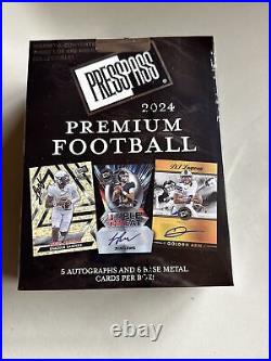2024 Leaf Press Pass Premium Football Sealed Hobby Box BEST PRICE GUARANTEE