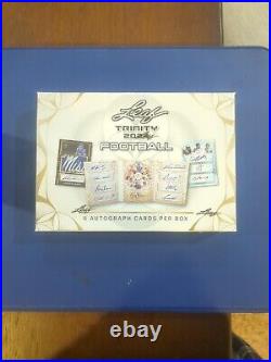 2024 Leaf Trinity Football Factory Sealed Hobby Box