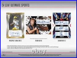 2024 Leaf Ultimate Sports Factory Sealed 3 Hits Per Hobby Box 2024 Leaf Ultimate Sports Factory Sealed 3 Hits Per Hobby Box